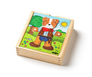 Woody Puzzle šatní skříň, Pejsek, 18 dílů