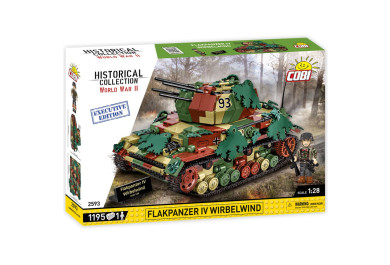 COBI 2593 II WW Flakpanzer IV Wirbelwind, 1:28, 1195 kostek