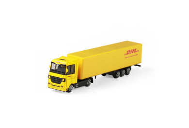 Kamion s logem přepravní společnosti DHL 1:87