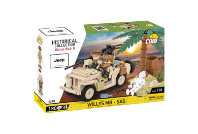 Cobi 2298 II WW Willys MB D-DAY, 1:35, 180 kostek