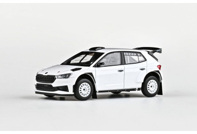 Abrex Škoda Fabia IV RS Rally2 (2022) Šotolinová kola 1:43 - Bílá