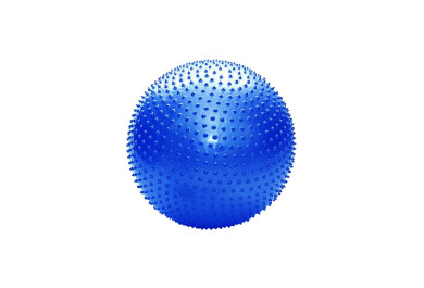 Gymnastický míč Yoga Massage Ball, modrý, 45 cm