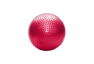 Gymnastický míč Yoga Massage Ball, růžový, 45 cm