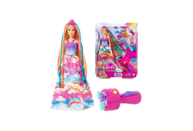 Mattel Barbie princezna s barevnými vlasy, herní set