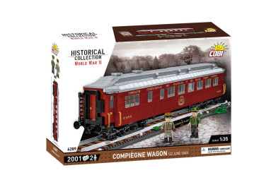 Cobi 6289 Compiegne vagón, 1:35, 2001 kostek