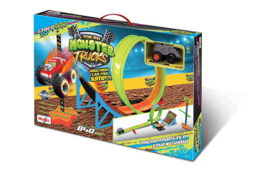 Maisto Cyber Racers set, Play set - Micro Monster Truck Show