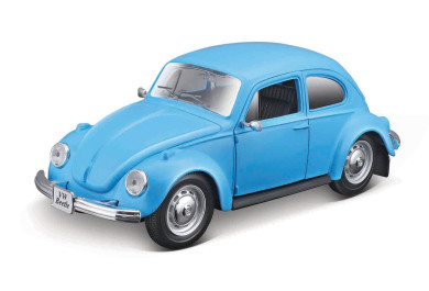 Maisto AssemblyLine Volkswagen Beetle, světle modrá, 1:24