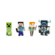 Minecraft figurky 2,5'' sada 4 ks