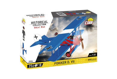 Cobi 2994 Great War Fokker D VII, 1:32, 256 kostek