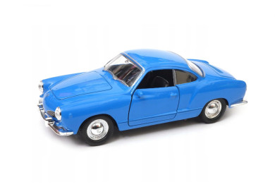 Welly Volkswagen Karmann Ghia Coupe, modré 1:34