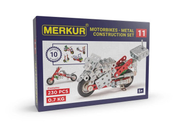 Merkur 011 Motocykl, 230 dílů, 10 modelů