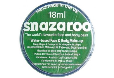 Snazaroo barva na obličej 18 ml. - Zelená, Bright Green