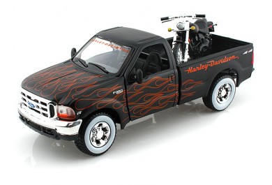 Maisto Ford F-350 Super Duty Pickup, FXSTB Night Tr. 1:24