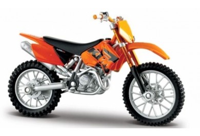 Maisto KTM 525SX (2004), Oranžová 1:18