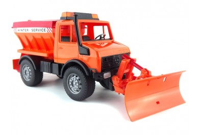 Bruder 2572 Mercedes Benz Unimog pro zimní údržbu silnic