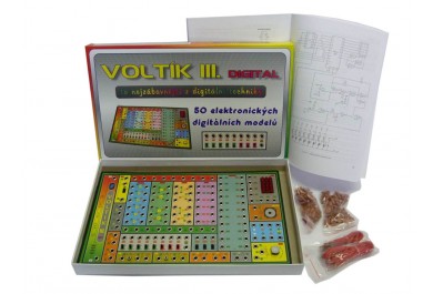 Voltík III. elektronická stavebnice na baterie